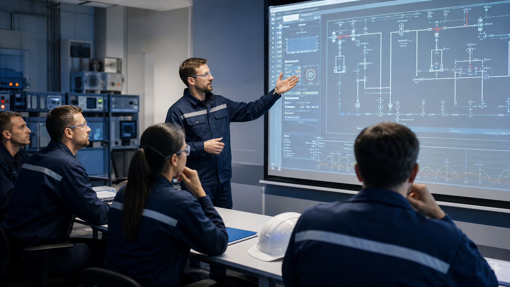 Capacitación técnica aplicada a sistemas eléctricos industriales